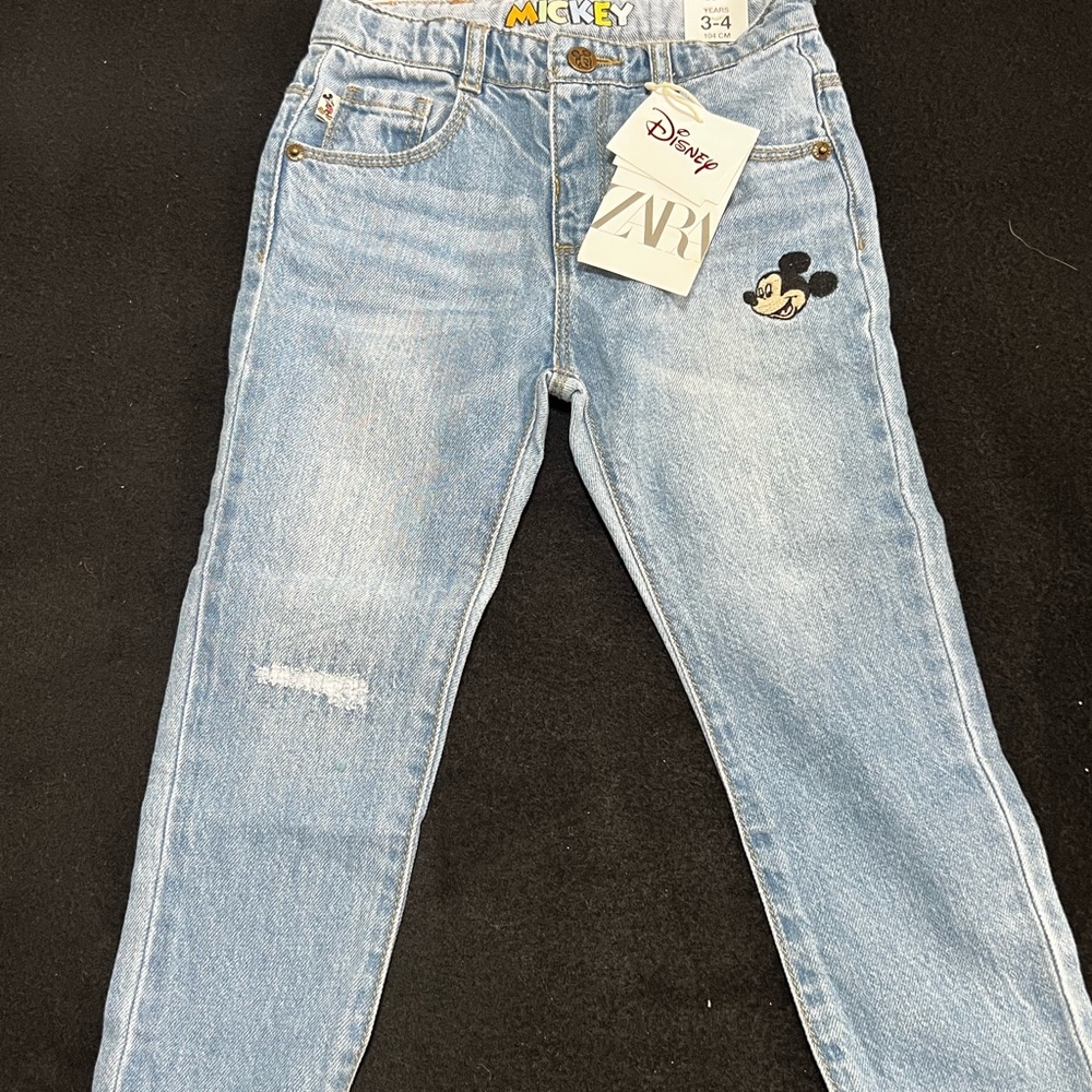 Disney Mickey Mouse Denim with Yellow Accents